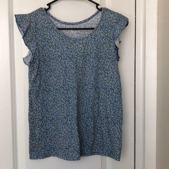LOFT Tops - LOFT Outlet Flutter Sleeve Tee